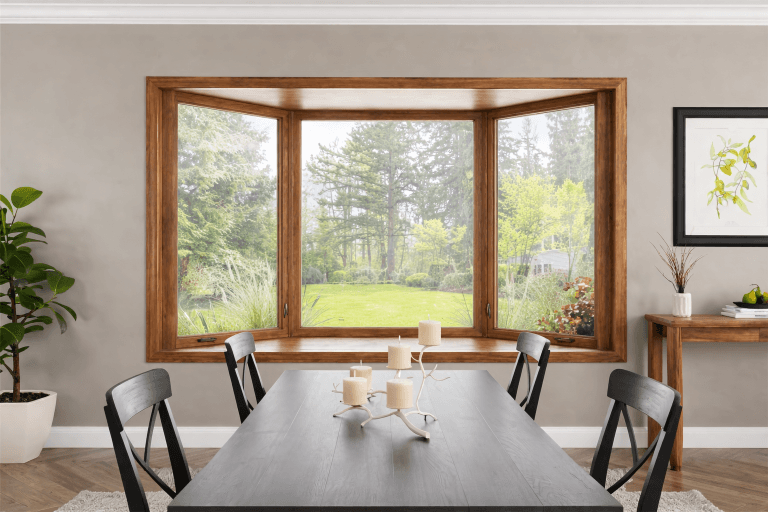 Bay Windows installed on a home